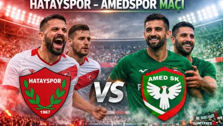 Hatayspor – Amedspor Maçı Ne Zaman, Saat Kaçta, Hangi Kanalda? İlk Yarı Sonucu: Amedspor 2-0 Önde